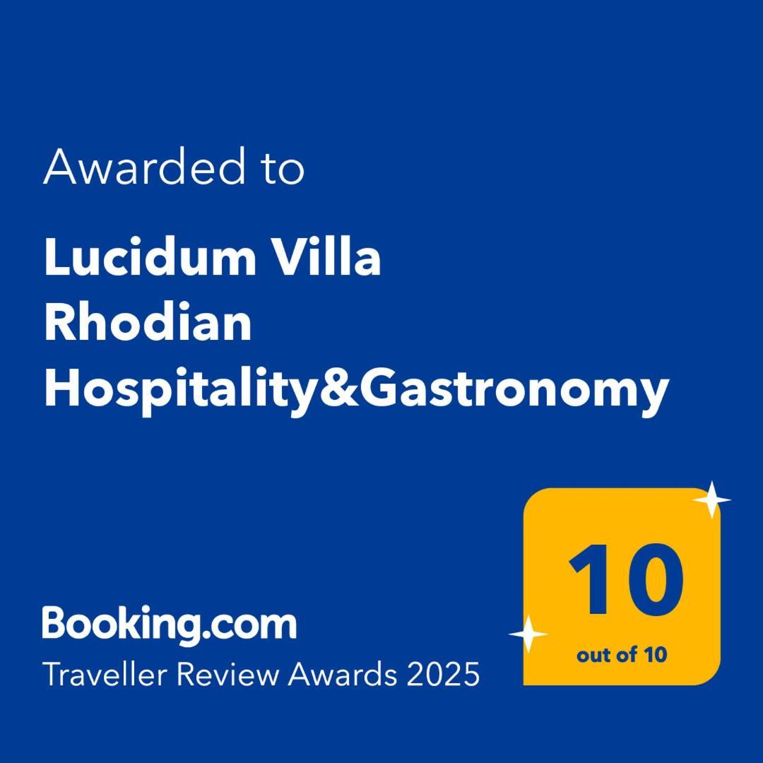 Lucidum Villa Rhodes Фалираки Экстерьер фото